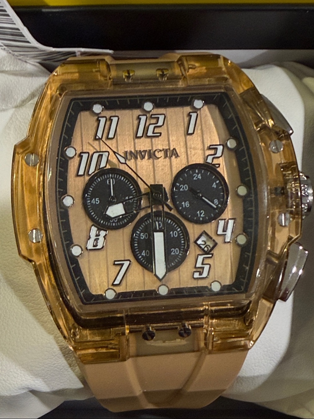Invicta S1 Rally Men’s 47mm Brown/ Tan Transparent Watch 49981 NWT - Picture 2 of 10